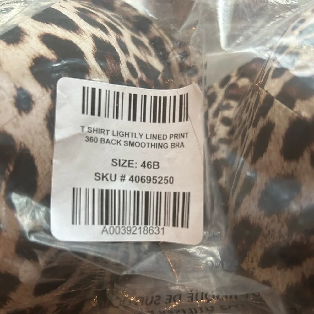 Torrid Bra! Size 46B! Leopard Print T-Shirt Bra with 360 Back Smoothing! NWT! - Picture 6 of 6